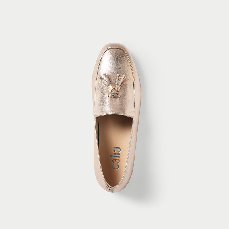 Maggie - Champagne Leather