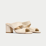 Mia - Off White Leather