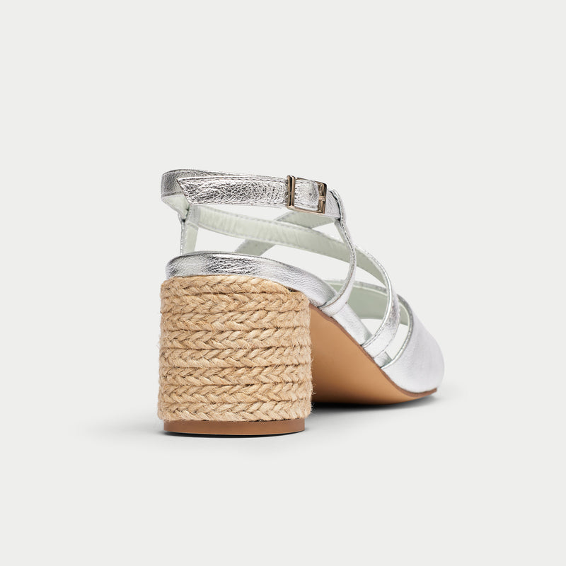 Sandy - Silver Leather