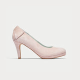 Sophia - Pale Pink Suede
