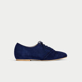 aster navy suede brogues for bunions
