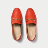 loafers for bunions in ocre leather