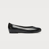 leather black flat shoes bunions wide feet comfort style