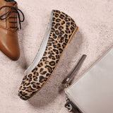 Charlotte Wide Fit - Leopard Suede