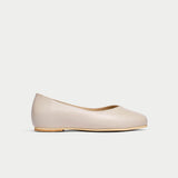 wide fit ballet flats side view