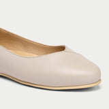 close up of wide fit ballet flats