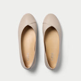 top view of charlotte ballet flats for wide feet