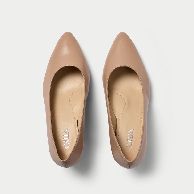 Nude flats cheap size 11