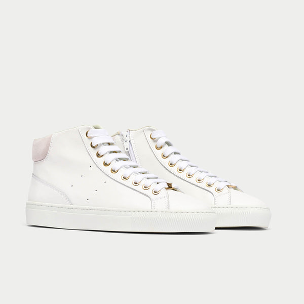 flare high-top trainers pair