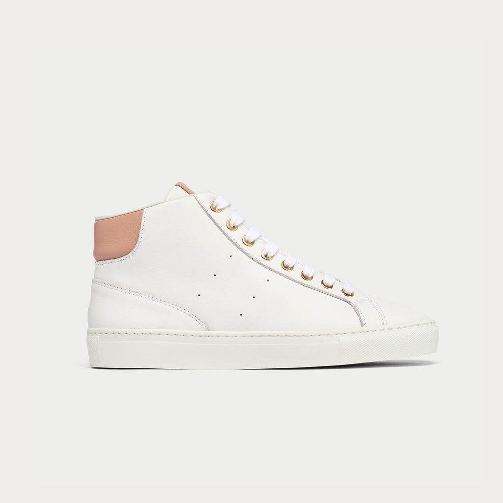 Dusty store pink trainers