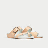 natural leather sandals pair